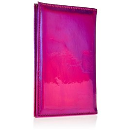 Pretty Little Passports Chrome Passport Cover Vaccine Card Holder Combo Canada, Passport Holder with Vaccine Card Slot(Pink & Gold)