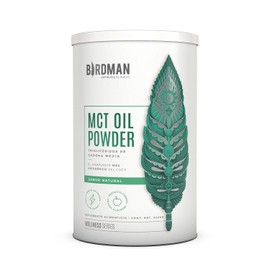 Birdman MCT Oil Powder 100% Puro De Coco, Keto y Paleo Friendly, Boost De Energia y Concentracion, Ideal Como Crema Para Cafe 39 Porciones Sabor Natural | 39 servicios | 432gr