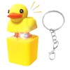 TaimeiMao Duck Fidget Keychain, Duckeys Quacking Fidget Toy, Quacking Duck