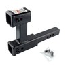 TOPTOW 64131 Dual Hitch Extension, 2 inch Towing Receivers, Extends