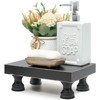 EOSAHR Modern Pedestal Stand for Kitchen Decor : Decorative Wood