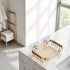 Gold Soap Dish for Shower Creative Hanging Drain Rack,Self Adhesive