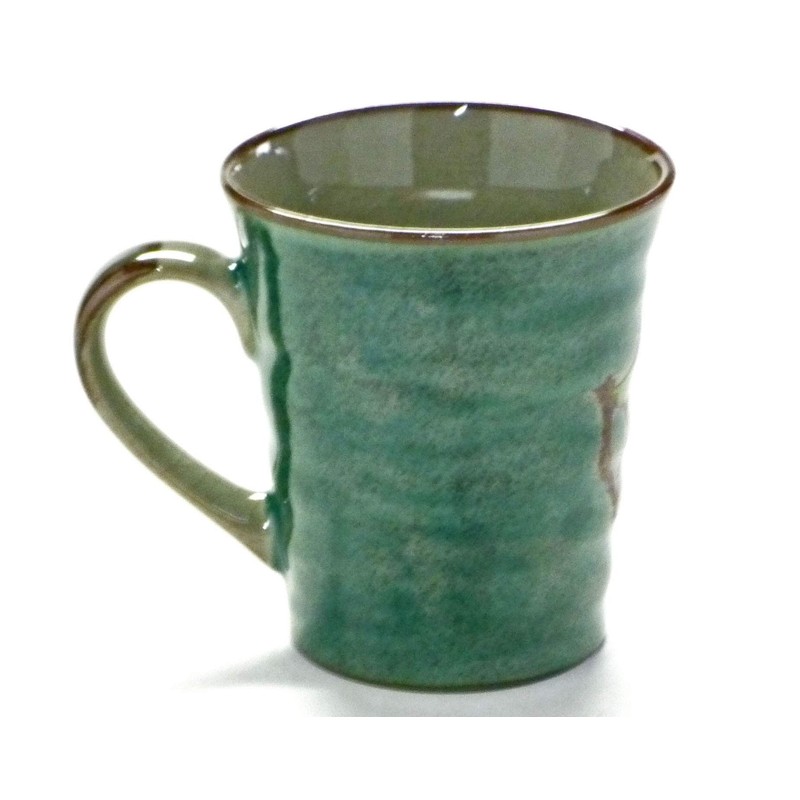 九谷焼【マグカップ】椿に鳥『中絵』