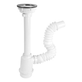 Fleximatic Cespol Para Fregadero Flexible Fleximatic 3500 Color Blanco