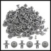Hihaha 100 Pcs Gray Plastic Splash Guard Fastener Rivets 8mm