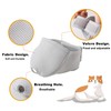 wintchuk Cat Muzzle with Soft Flexible Fabric, Cat Mask Mouth