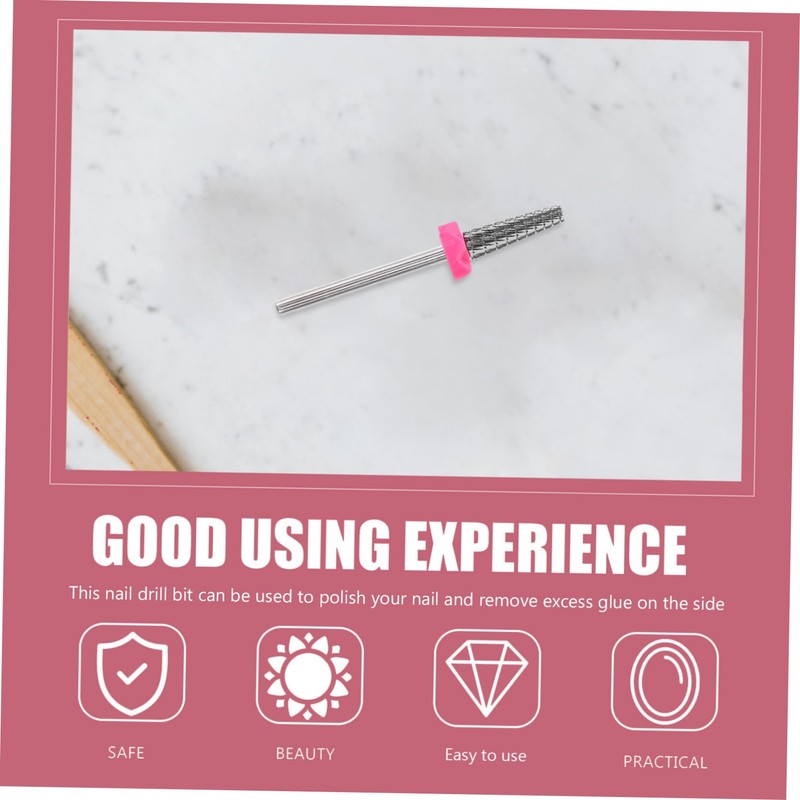 Healeved Professional Nail Drill Bits Cuticle Nail Bit Home Salon