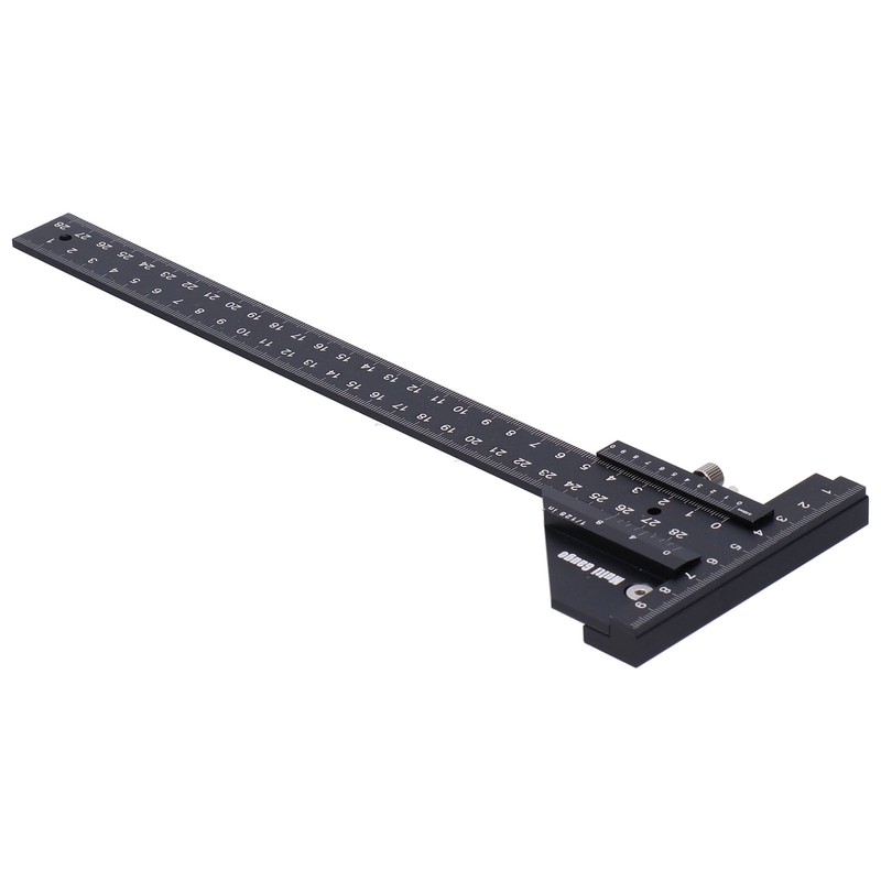Woodworking Scribing Ruler Marking Measuring Gauge Tshaped Multifunctional Carpentry Tool