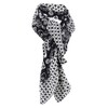 TigerTie Neckerchief Grey/Black with Many Small Designs and Stars Size