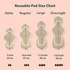Rael Reusable Pads, Organic Cotton Cover Pad - Postpartum and