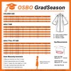 OSBO GradSeason Unisex Matte Kindergarten Graduation Gown Cap Tassel Set