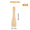 OSDUE Wooden Spatula, Set of 10 Beechwood Spatula for Cooking,