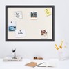 Navaris Framed Linen Bulletin Board - 17 x 23 inches