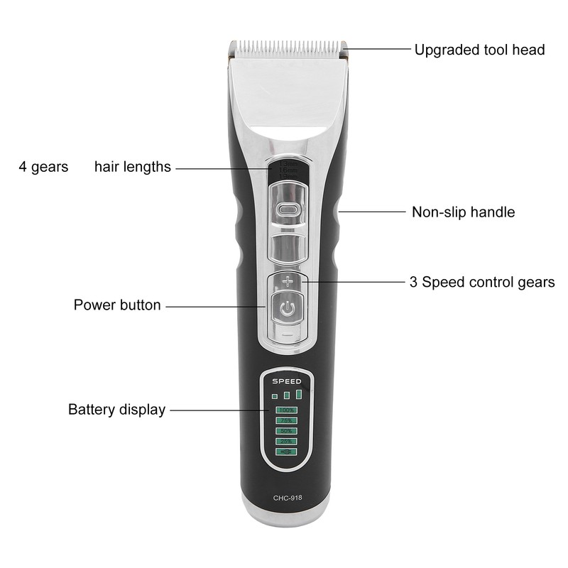 Men's Hair Cutting Kit Rechargeable Hair Clippers for Home Barber