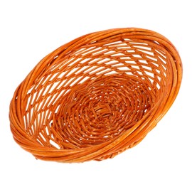 KICHOUSE Woven Storage Basket Thick Mouth Design for Versatile Organization as Fruit Bowl Decorative Accent for Kitchen Dining and Home Decor Basket