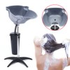 Gdrasuya10 Hair Washing Sink, Portable Shampoo Bowl Basin Height Adjustable