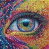 Impossible Puzzles for Adults 1000 Pieces, Colorful Eye Gemstone Art