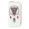 DonDon Women's Owl Purse Beige