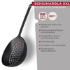 Fackelmann Schiumarola in Nylon, per Scolare, Schiumare, Scolapasta Ottimale per