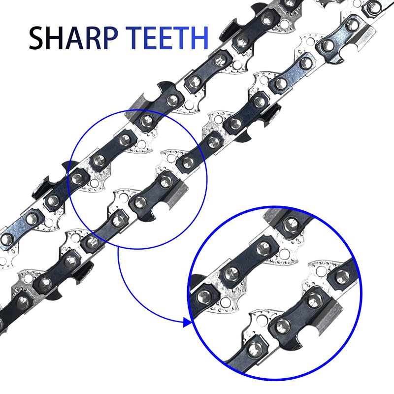 2PC 8 Inch Polesaw Chain for Sun Joe SWJ800E SWJ806E