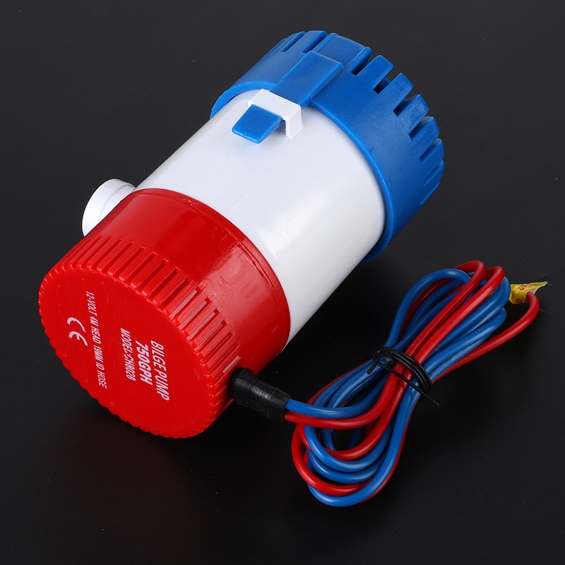 750GPH DC Submersible Bilge Pump Marine Boat Accessory G750-0112V