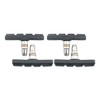 WELWIK 4PCS Bicycle V-Brake Pads w/Hex Nuts Spacers MTB Brake