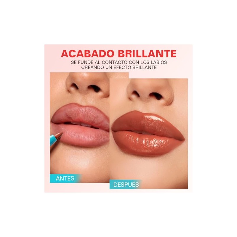 Minimeli Delineador y Brillo Labial 2 en 1, Textura Ligera