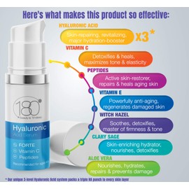 180 Cosmetics The Ultimate Skin Care Kit, Enjoy Younger Looking Skin With This Facial Care Kit for Immediate & Long Term Results. Day Cream, Night Cream and Super Strong Hyaluronic Acid Serum