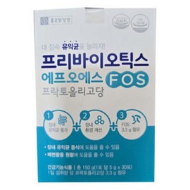 Chong Kun Dang Health Prebiotics FOS 5g x 30 packets 1 / jh / 종근당건강 프리바이오틱스 에프오에스 5g x 30포 1개 / jh