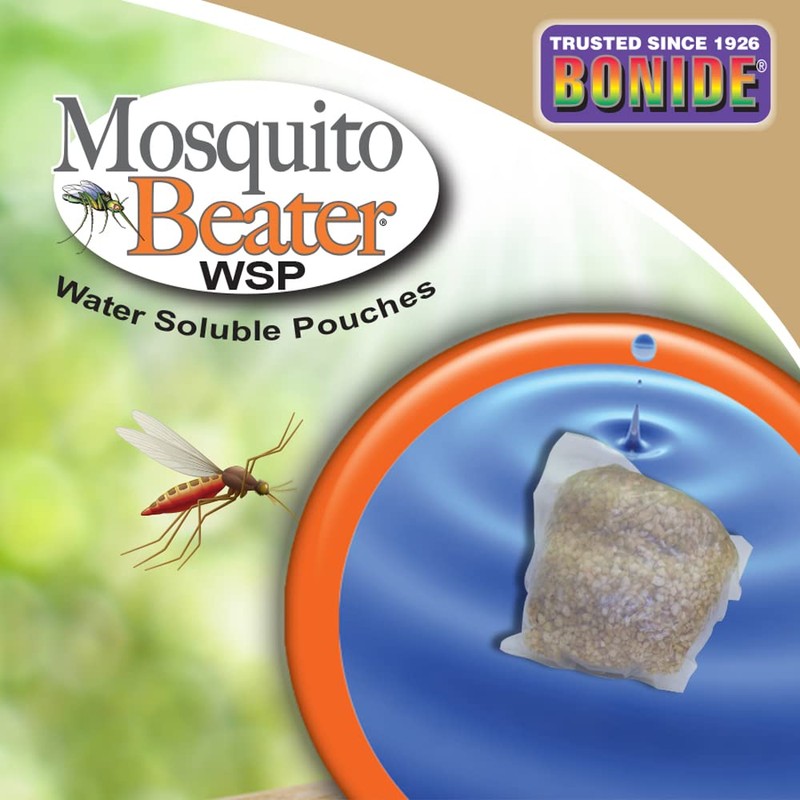 Bonide Mosquito Beater Water Soluble Pouches, Pack of 24 Pouches