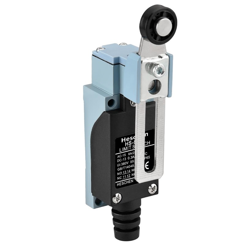 Heschen Limit Switch, HS-8108, Adjustable Roller Lever, 10A 250VAC, SPDT