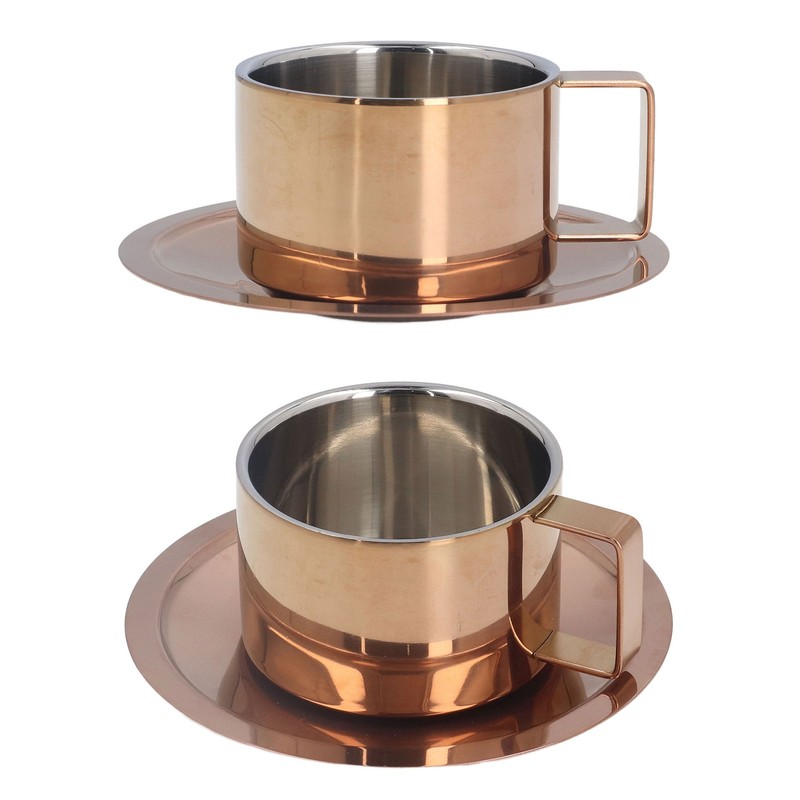 Coffee Cup Simple Ingenious 304 Stainless Steel Coffee Cup Set