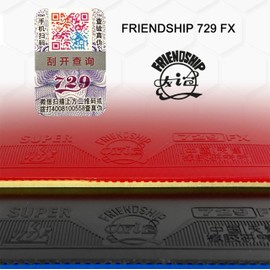 Schütt Tischtennis Friendship Super 729 FX (1.5 mm - Red)