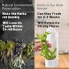 Ristpal 3Pack Herb Saver for Refrigerator for Cilantro, Parsley, Asparagus,