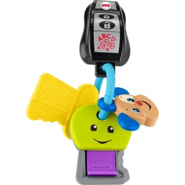 Fisher-Price Laugh & Learn Play & Go Keys, Musical Learning Toy for Babies and Toddlers Ages 6-36 Months