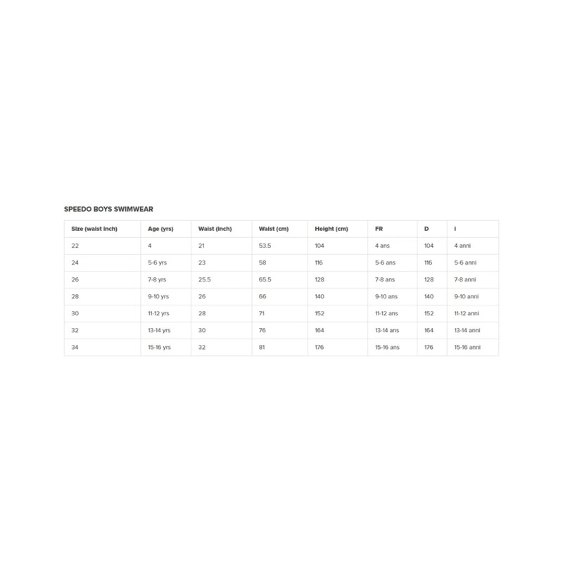 Speedo Boy's Essential Endurance Plus Short Swimwear - Black, Size