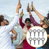 Ohiyoo Metal Bottle Opener Kits 8 Pack Blank Stainless Steel