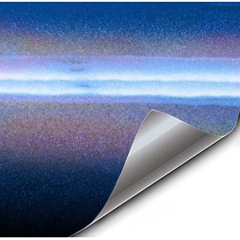 VViViD+ Gloss Psycho Chameleon Blue Premium Vinyl Wrap Film (25ft x 5ft)