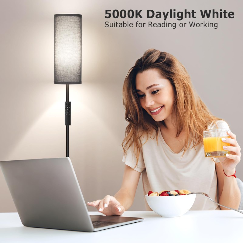 Ambimall 64'' Floor Lamps for Living Room with Remote Control