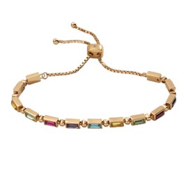 Alex and Ani Colorful Crystal Bolo Bracelet