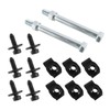 16Pcs Front Leaf Spring Bracket Mounting Kit with Eye Bolts