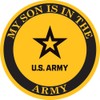 My Son is in the Army Star Decal Sticker