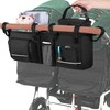 HODRANT Hanging Double Stroller Organizer, Compatible with Baby Jogger City