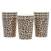 American Greetings Leopard Print Party Cups, 16 oz. Reusable Plastic