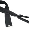 Nylon Zip with Separating Ends 6mm Teeth -65cm - Black
