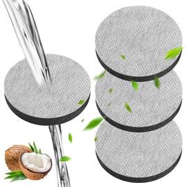 OFFCUP 4 Pack MicroDisc Replacement Filter Discs for Brita Fill and Go Water Filter Bottles Carafes, Reduce Chlorine, Microparticles and Other Impurities, Eco-Friendly and Economical