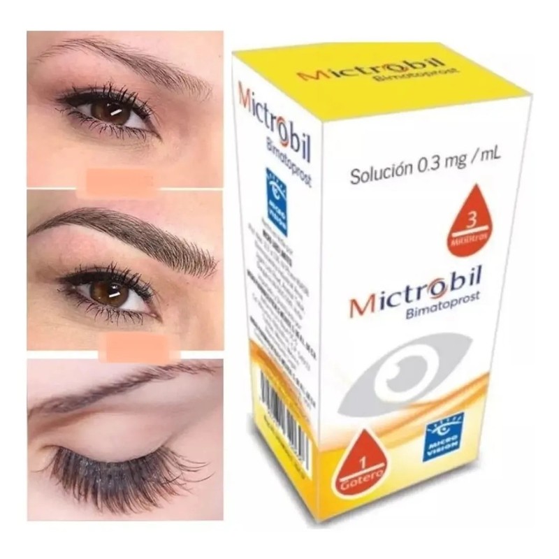 Bimatoprost Mictrobil Crecimiento De Pestañas 0.3 Ml