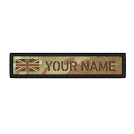 Name Patch British Army Camo United Kingdom Royal Air Force Navy #36622
