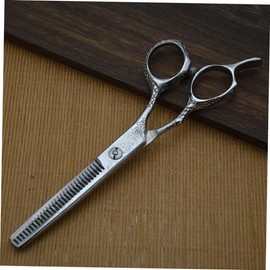 KESYOO Hair Scissors, Hair Styling Tool, Scissors Comb, Hair Cutting Tool, Barber Salon Shears, Scissors, Professional Barber Clippers, Salon Scissors, Haircut Tool, Silver