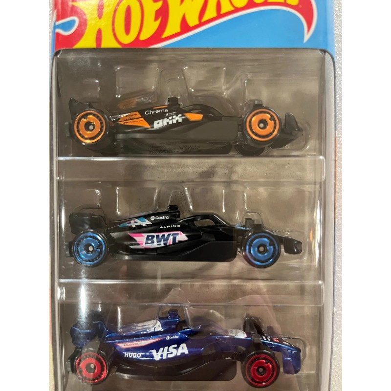 Hot Wheels Formula 1 Five Pack McLaren, Alpine, Red Bull,